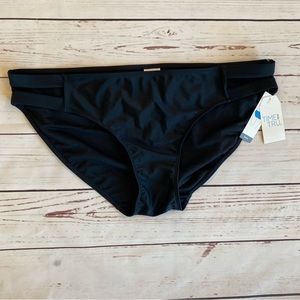 NWT Time and Tru Black Bikini Bottoms Large